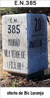 E.N. 385 - Mouro - Granja - Amareleja - Safara
 - Sobral da Adia - Vila Verde de Ficalho